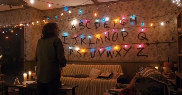 Scene from the Netflix show, Stranger Things.